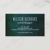 Colorful Wereldkaart Travel Blog Visitekaartje (Achterkant)