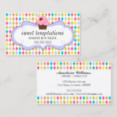 Colorful Whimsical Bakkerij Visitekaartje (Voorkant / Achterkant)