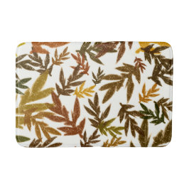 Colorful Whimsical Herfst Autumn Rustic Leaves Badmat
