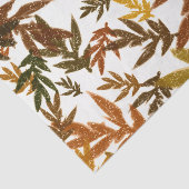 Colorful Whimsical Herfst Autumn Rustic Leaves Tissuepapier (Detail)