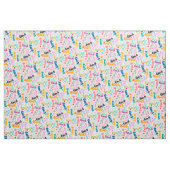 Colorful Whimsy-Katten Stof (Fat Quarter)