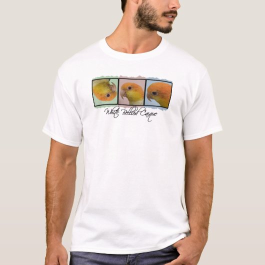 Colorful White Bellied Caique T-Shirt (Voorkant)