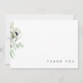 Colorful White Floral Spray Funeral Bedankt (Voorkant)