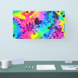 Colorful Wild Cheetah Tye Dye Pattern Spandoek