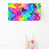 Colorful Wild Cheetah Tye Dye Pattern Spandoek (Insitu)