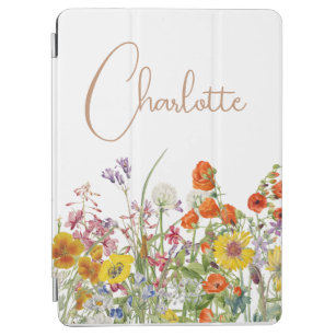 Colorful Wild Flowers Country Botanische Name iPad Air Cover