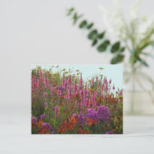 Colorful Wild Flowers DIY Briefkaart (Staand voorkant)