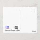 Colorful Wild Flowers DIY Briefkaart (Achterkant)