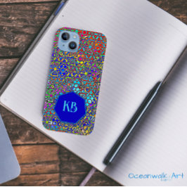 Colorful Wild Geometric Waterverf Art Case-Mate iPhone 14 Hoesje