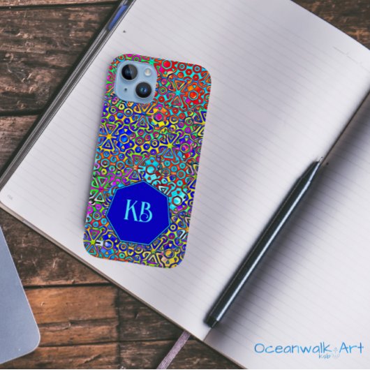 Colorful Wild Geometric Waterverf Art Case-Mate iPhone Case