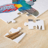 Colorful Wild Pheasants Puzzle Legpuzzel (Zijkant)
