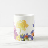 Colorful Wild Scottish Flowers Waterverf Mok (Center)