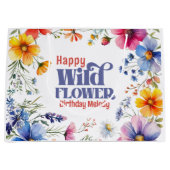 Colorful Wildflower birthday  Groot Cadeauzakje (Voorkant)