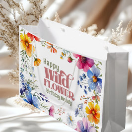 Colorful Wildflower birthday  Groot Cadeauzakje