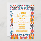 Colorful Wildflower Fiesta Senorita Baby shower Kaart (Voorkant)