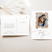 Colorful Wildflower Meadow Foto Weduwnaar Hartelij Briefkaart