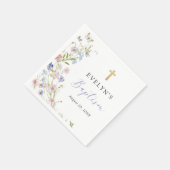 Colorful Wildflower Meadow Girl Baptism Servet (Hoek)