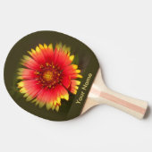 Colorful Wildflower Ping Pong Paddle Tafeltennisbatje (Zijkant)