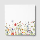 Colorful Wildflower Wedding Gastenboek (Achterkant)