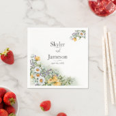 Colorful Wildflower Wedding Servet (Insitu)