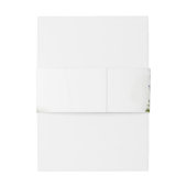 Colorful Wildflower Wedding Uitnodigingen Wikkel (Achterkant Voorbeeld)