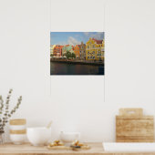 Colorful Willemstad Curacao Poster (Keuken)