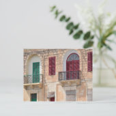 Colorful Window Shutters in Malta Briefkaart (Staand voorkant)