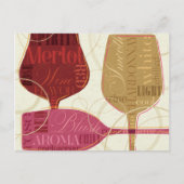 Colorful Wine Glasses Briefkaart (Voorkant)