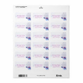 Colorful Winter Wonderland Holiday Adres Etiket (Full Sheet)