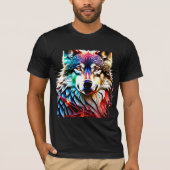 Colorful Wolf T-shirt (Voorkant)