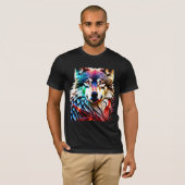 Colorful Wolf T-shirt (Voorkant volledig)