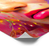 Colorful Woman Poster (Hoek)