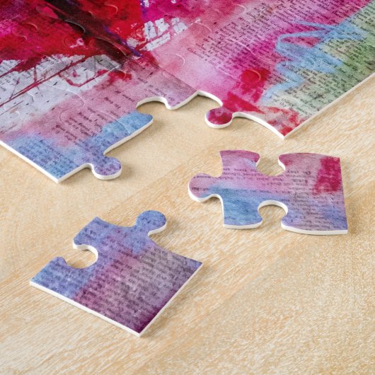 Colorful Woman's Face Graffiti Art Legpuzzel (Zijkant)