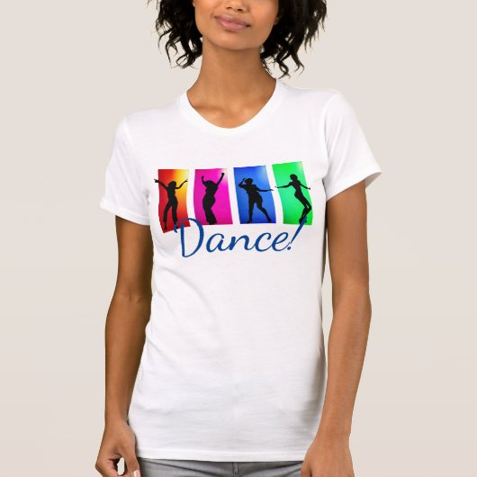 Colorful Women Dancing T-shirt (Voorkant)