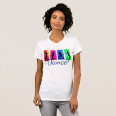Colorful Women Dancing T-shirt (Voorkant volledig)