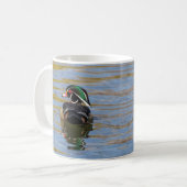 Colorful Wood Duck Koffiemok (Voorkant links)