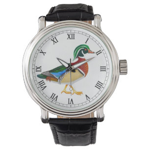 Colorful Wood Duck Watch Horloge