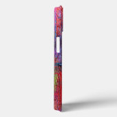 Colorful Wood Grain Monogram Case-Mate iPhone Case (Achterkant / Rechts)