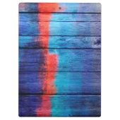 Colorful Wood Klembord (Achterkant)