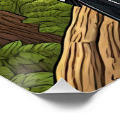 Colorful Woodpecker in Forest Perfect Poster (Hoek)