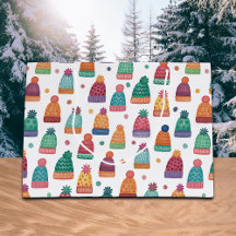 Colorful Woolly Hats Winter