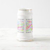 Colorful Word Art Cheers in vele talen Bierpul (Center)