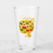 Colorful Word Mam met Gedachtte Bubble Glas (Voorkant)
