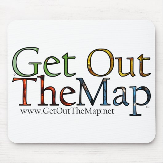 Colorful Words mousepad Muismat (Voorkant)