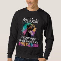 Colorful World-Bedankt voor mijn doberman-hond