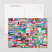 Colorful World Flags Briefkaart (Voorkant / Achterkant)