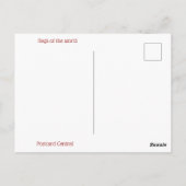 Colorful World Flags Briefkaart (Achterkant)