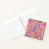 Colorful World Pattern Notitieboek (Binnen)