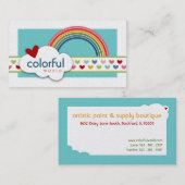 Colorful World-Visitekaartjes Visitekaartje (Voorkant / Achterkant)