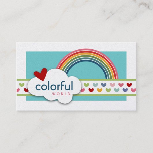 Colorful World-Visitekaartjes Visitekaartje (Voorkant)